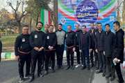 حضور جمعی از اساتید و همکاران دانشکده علوم پیراپزشکی در همایش پیاده‌روی جامعه ورزشی دانشگاه علوم پزشکی تهران