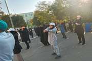 حضور اساتید، کارکنان و دانشجویان دانشکده پیراپزشکی در برنامه سه‌شنبه‌های ورزشی دانشگاه سه شنبه 29 مهر 1404