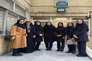 بازدید جمعی از اساتید از خوابگاه دختران کوی دانشگاه