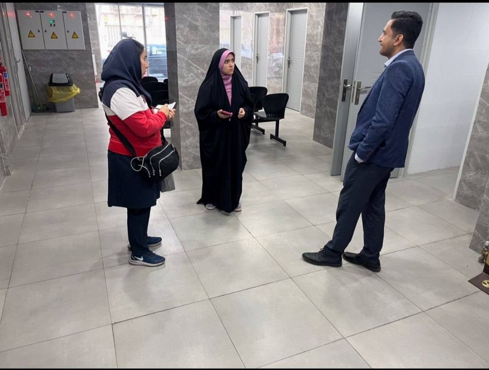 بازدید نماینده مدیریت شهر سبز شهرداری از دانشکده پیراپزشکی